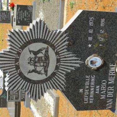 MERWE Mario, van der 1975-1996