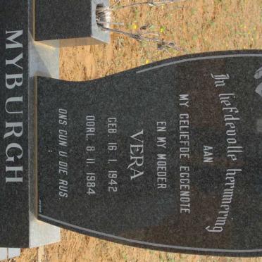 MYBURGH Vera 1942-1984