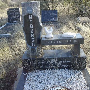 MYBURGH Corne 1936-1980