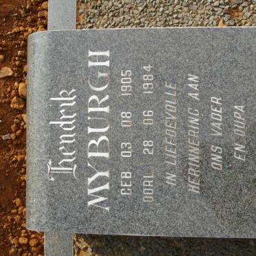 MYBURGH Hendrik 1905-1984