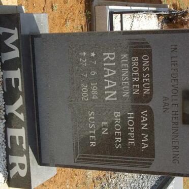 MEYER Riaan 1984-2002