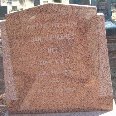 NEL Jan Johannes 1877-1970