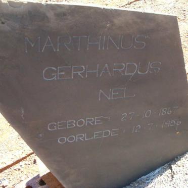 NEL Marthinus Gerhardus 1867-1956