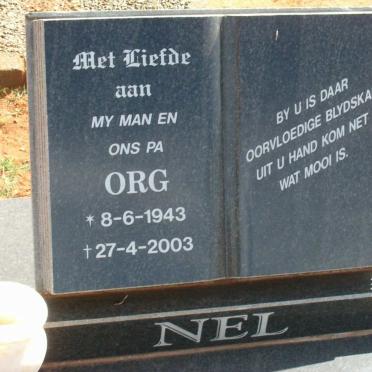 NEL Org 1943-2003