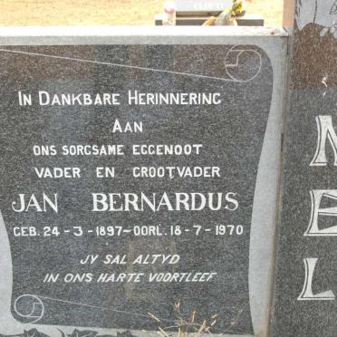 NEL Jan Bernardus 1897-1970 &amp; Martha S. 1907-1986 