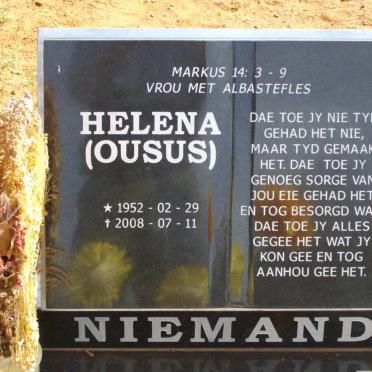 NIEMAND Helena 1952-2008