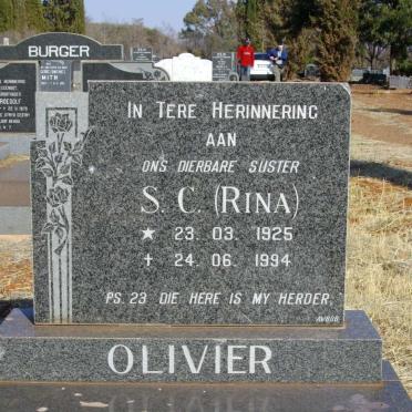 OLIVIER S.C. 1925-1994