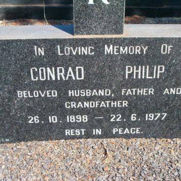 O'CONNOR Conrad Phillip 1898-1977