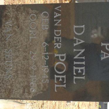 POEL Daniel, van der 1945-1986