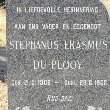 PLOOY Stephanus Erasmus, du 1902-1966