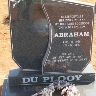 PLOOY Abraham, du 1926-2007