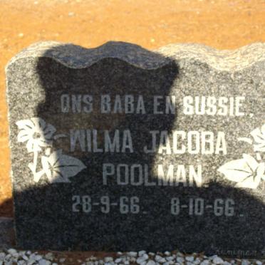 POOLMAN Wilma Jacoba 1966-1966