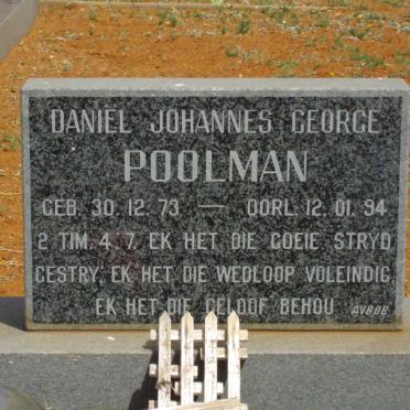 POOLMAN Daniel Johannes George 1973-1994