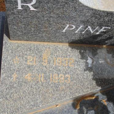 PIENAAR Pieter Abraham 1932-1993