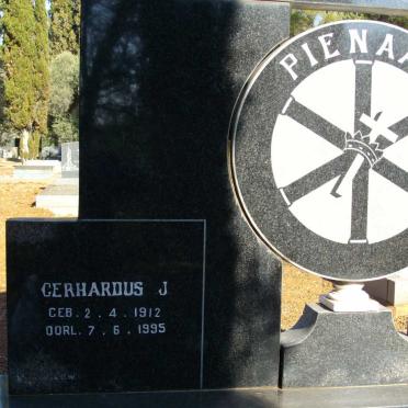 PIENAAR Gerhardus J. 1912-1995