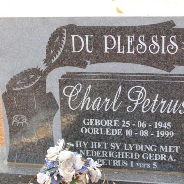 PLESSIS Charl Petrus, du 1945-1999
