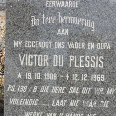 PLESSIS Victor, du 1908-1969