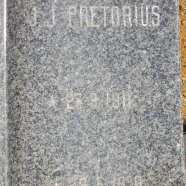 PRETORIUS J.J. 1911-1970