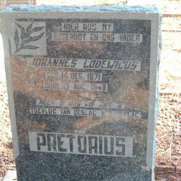 PRETORIUS Johannes Lodewicus 1871-1948