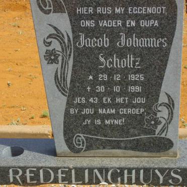 REDELINGHUYS Jacob Johannes Scholtz 1925-1991
