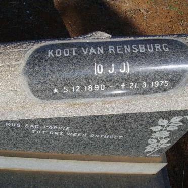 RENSBURG O.J.J., van 1890-1975