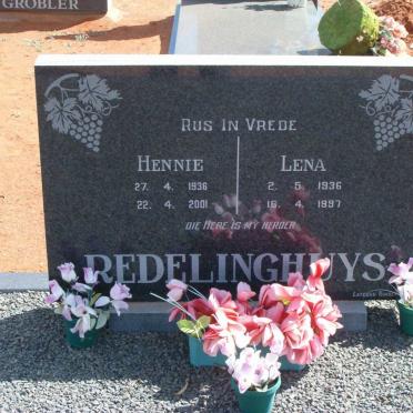 REDELINGHUYS Hennie 1936-2001 &amp; Lena 1936-1997