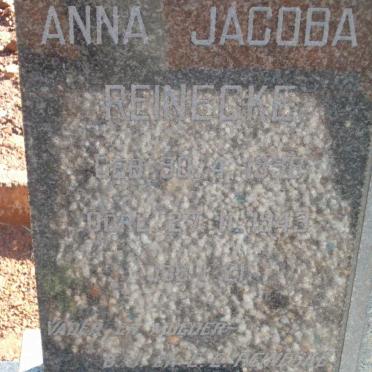 REINECKE Anna Jacoba 1938-1943