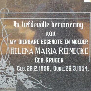 REINECKE Helena Maria nee KRUGER 1896-1954