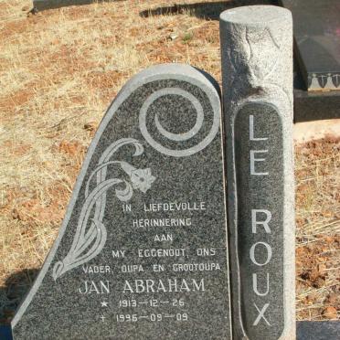 ROUX Jan Abraham, le 1913-1996
