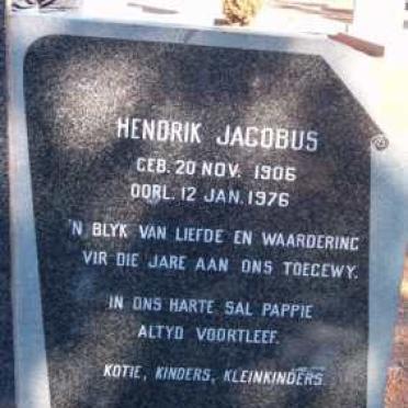 ROUX Hendrik Jacobus, le 1906-1976
