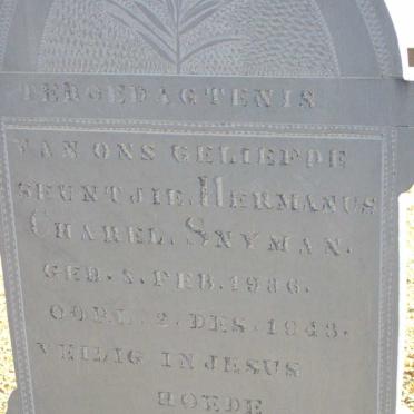 SNYMAN Hermanus Charel 1936-1948