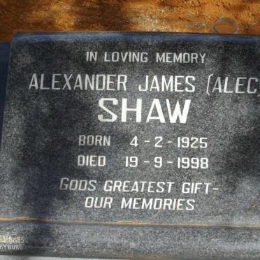 SHAW Alexander James 1925-1998
