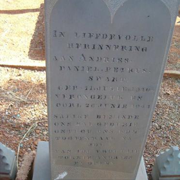 SWART Andries Daniel Petrus 1910-1943