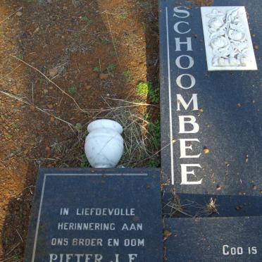 SCHOOMBEE Pieter J.F. 1907-1974