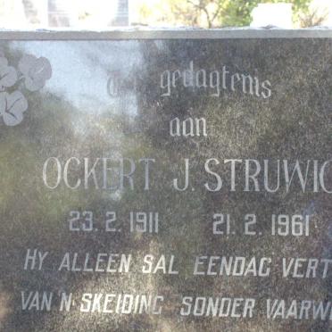 STRUWIG Ockert J. 1911-1961