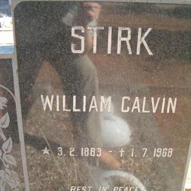 STIRK William Calvin 1883-1968