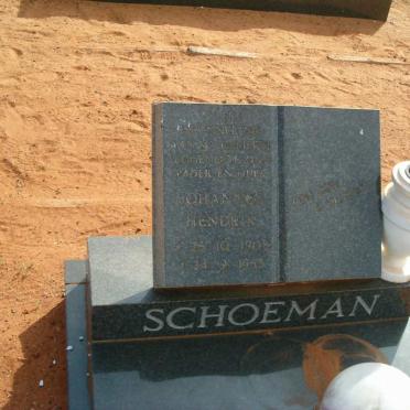 SCHOEMAN Johannes Hendrik 1908-1983