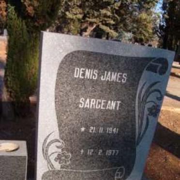 SARGEANT Denis James 1941-1977
