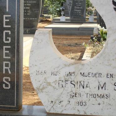 SWIEGERS Gesina M.S. nee THOMAS 1903-
