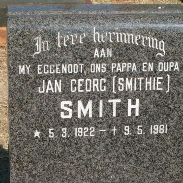 SMITH Jan Georg 1922-1981
