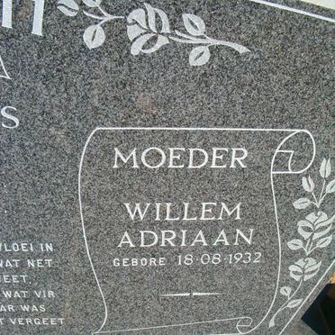 SMITH Willem Adriaan 1932 -