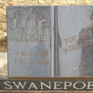 SWANEPOEL J.J.P.C. 1925-1985