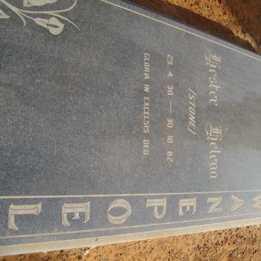 SWANEPOEL Hester Helena nee STONE 1930-1982