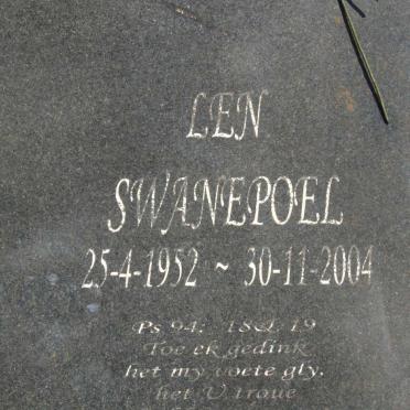 SWANEPOEL Len 1952-2004
