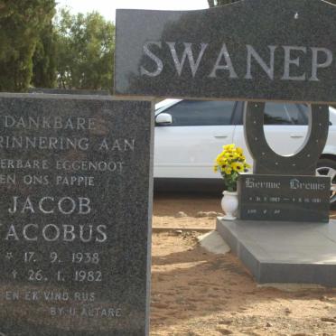 SWANEPOEL Jacob Jacobus 1938-1982 &amp; Sophia Johanna Lodiwika KAMPHER 1952-