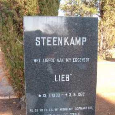 STEENKAMP Lieb 1903-1972