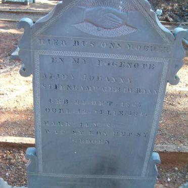 STEENKAMP Alida Johanna nee DURAAN 1867-1941