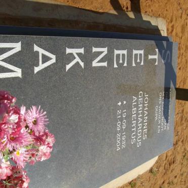 STEENKAMP Johannes Gerhardus Albertus 1932-2004