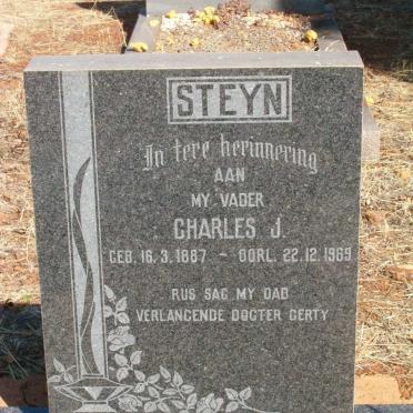 STEYN Charles J. 1887-1969