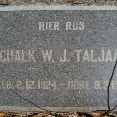 TALJAARD Schalk W.J. 1924-1958